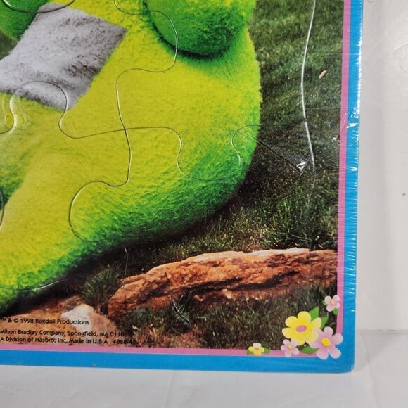 Vintage 1998 Teletubbies Dipsy Tray Cardboard Puzzle and Plush Milton Bradley - Picture 5 of 15